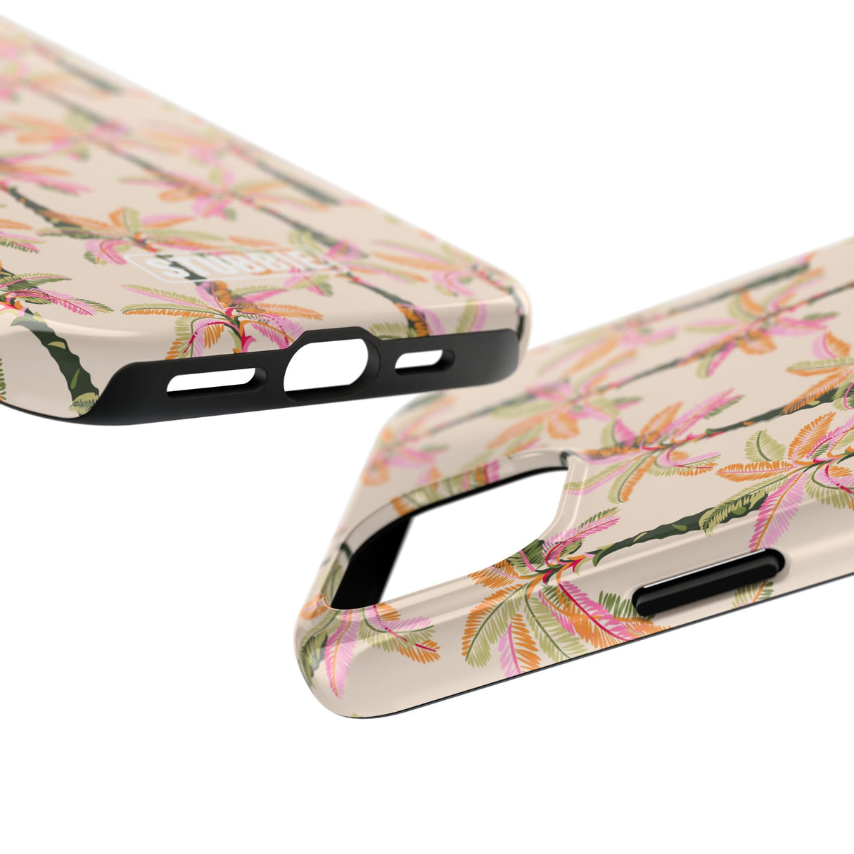 STUBBIE Phone Case for Apple iPhone - Pink Palm Stubbie