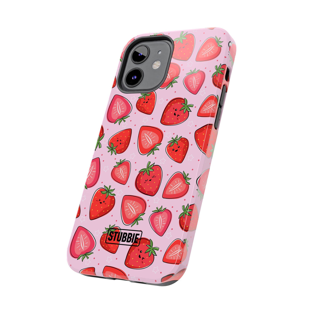 STUBBIE Phone Case for Apple iPhone - Smile Strawberry Phone Case