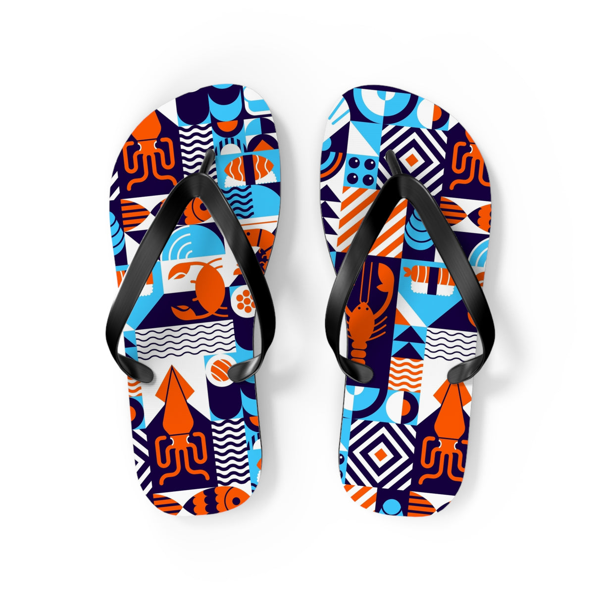 STUBBIE Flip Flops - Something Fishy STUBBIE