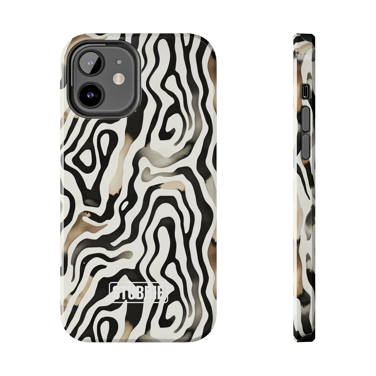 STUBBIE Phone Case for Apple iPhone - Weird Zebra Stubbie