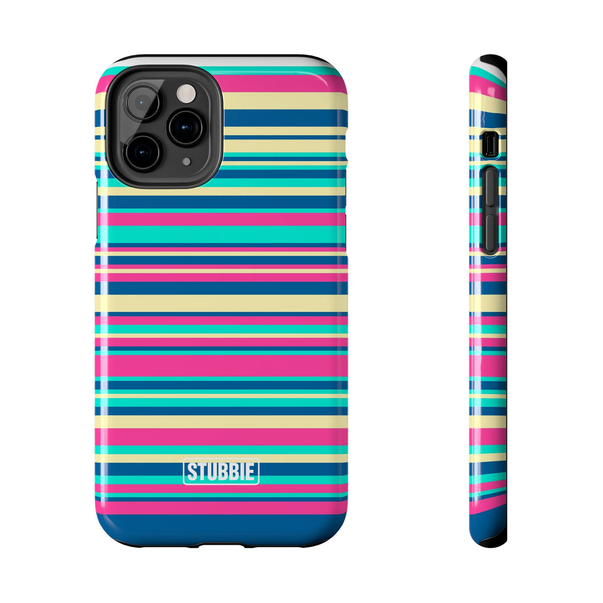 STUBBIE Phone Case for Apple iPhone - Coloured Stripes Phone Case