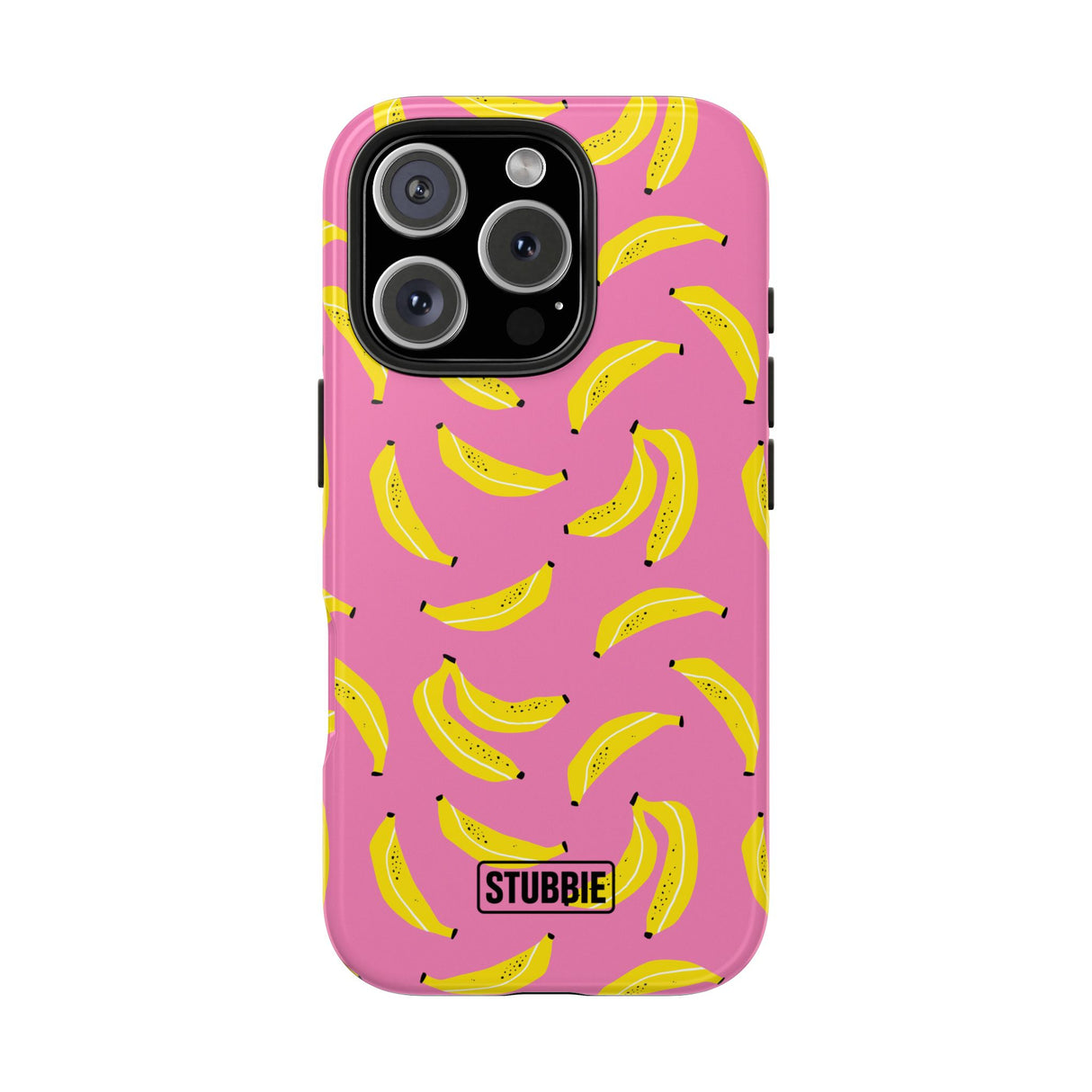 STUBBIE Phone Case for Apple iPhone - Pink Banana Phone Case