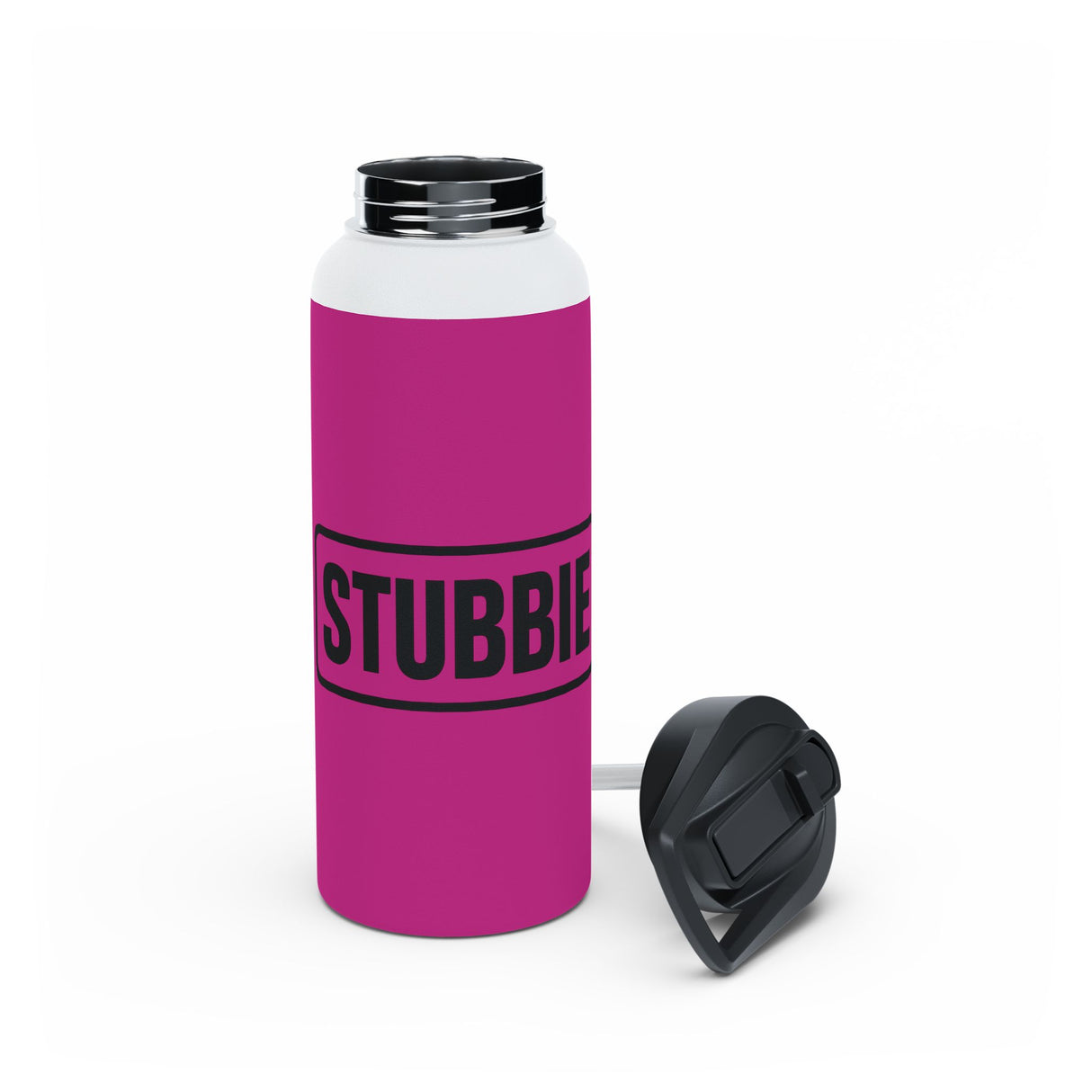 STUBBIE Stainless Steel Water Bottle - Pink Stubbie