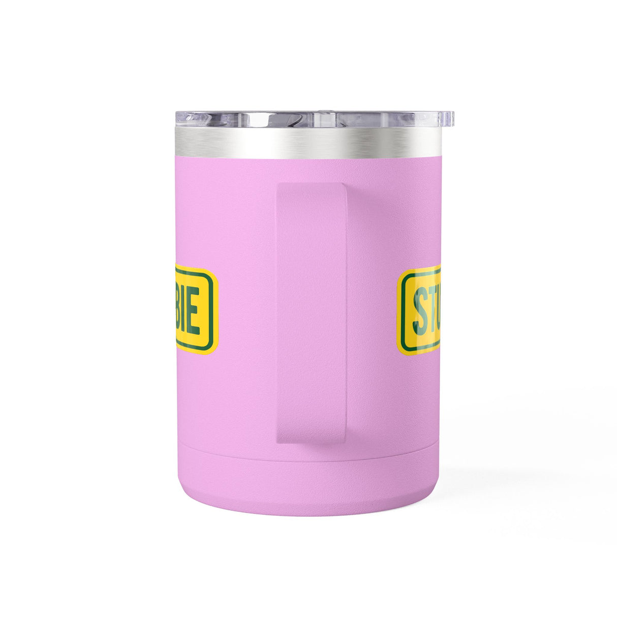 STUBBIE Coffee Mug Tumbler, 15oz - Aussie Yellow Stubbie