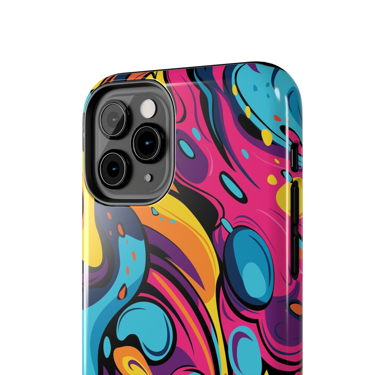 STUBBIE Phone Case for Apple iPhone - Messy Bright Paint Phone Case