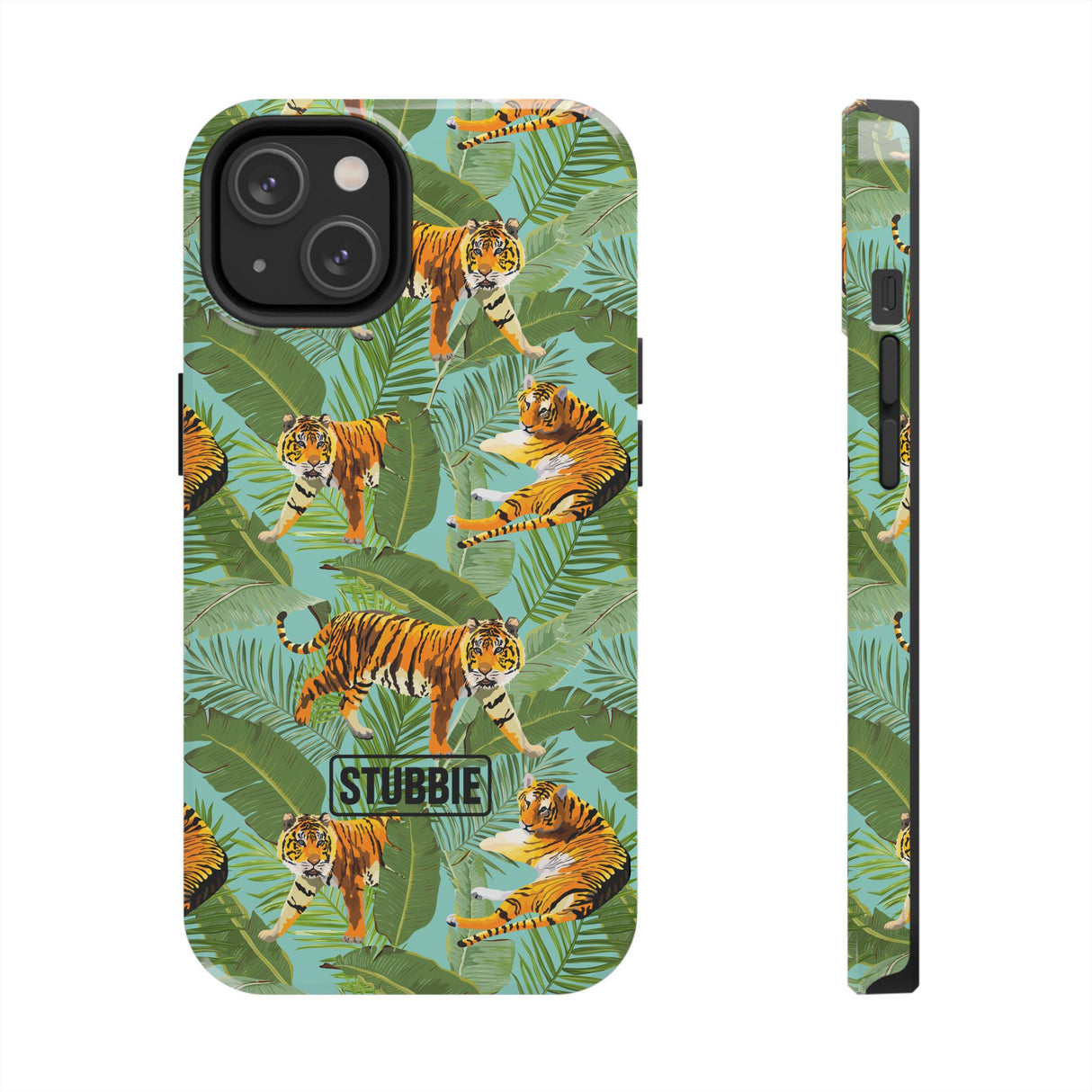 STUBBIE Phone Case for Apple iPhone - Jungle Tiger Stubbie