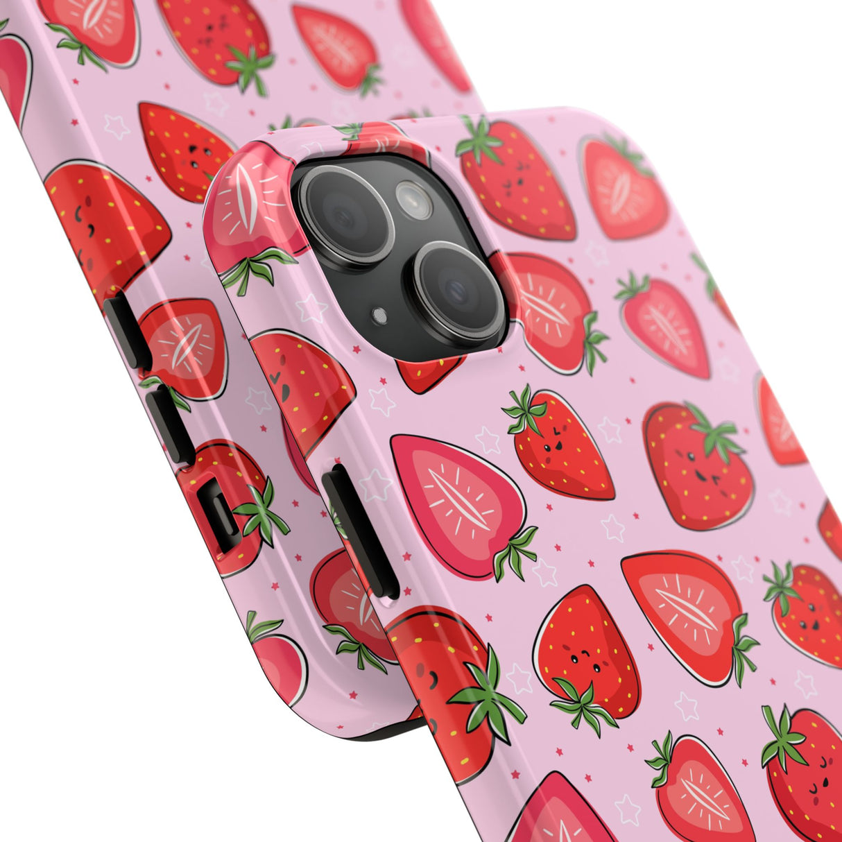 STUBBIE Phone Case for Apple iPhone - Smile Strawberry Phone Case
