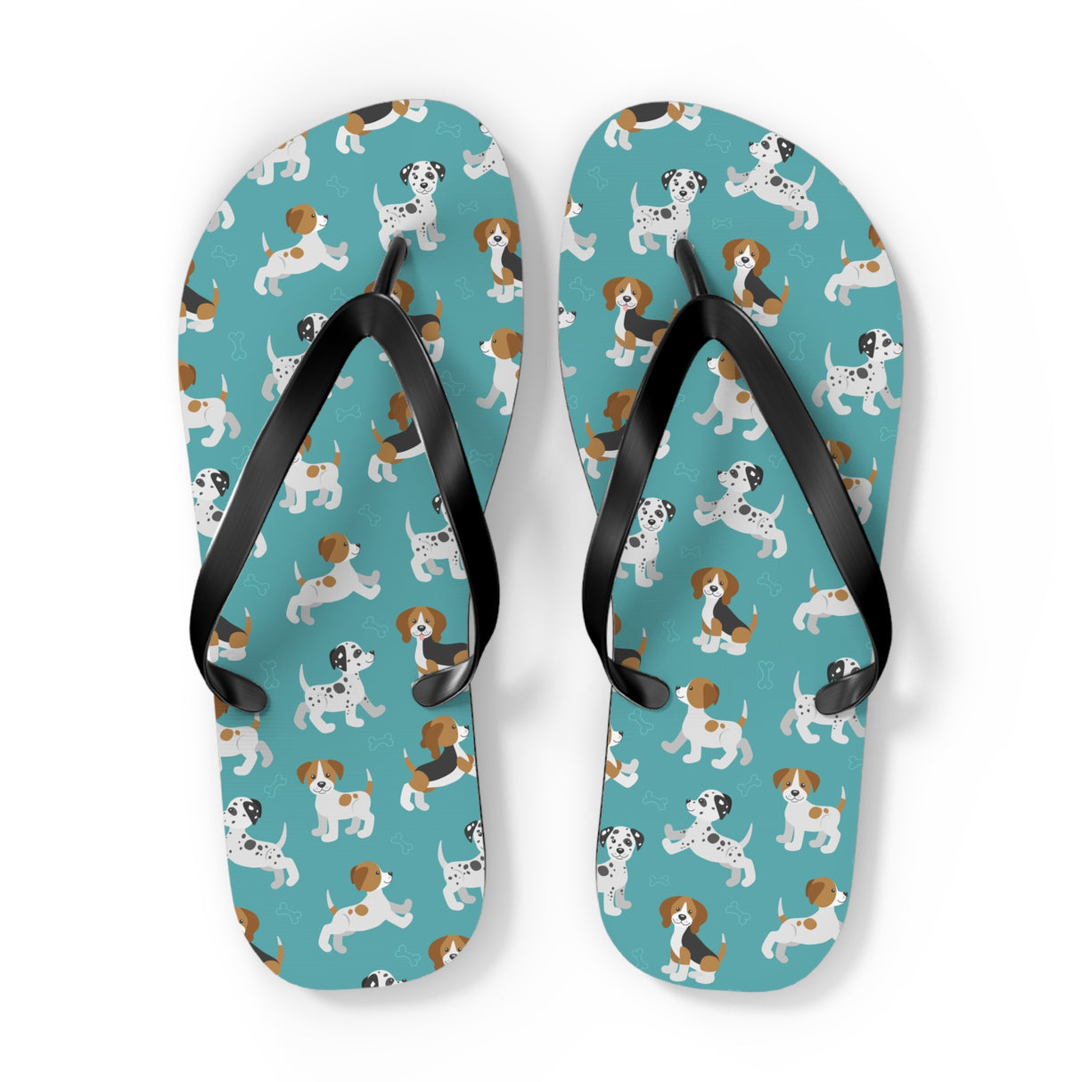Cute Puppies Flip Flops