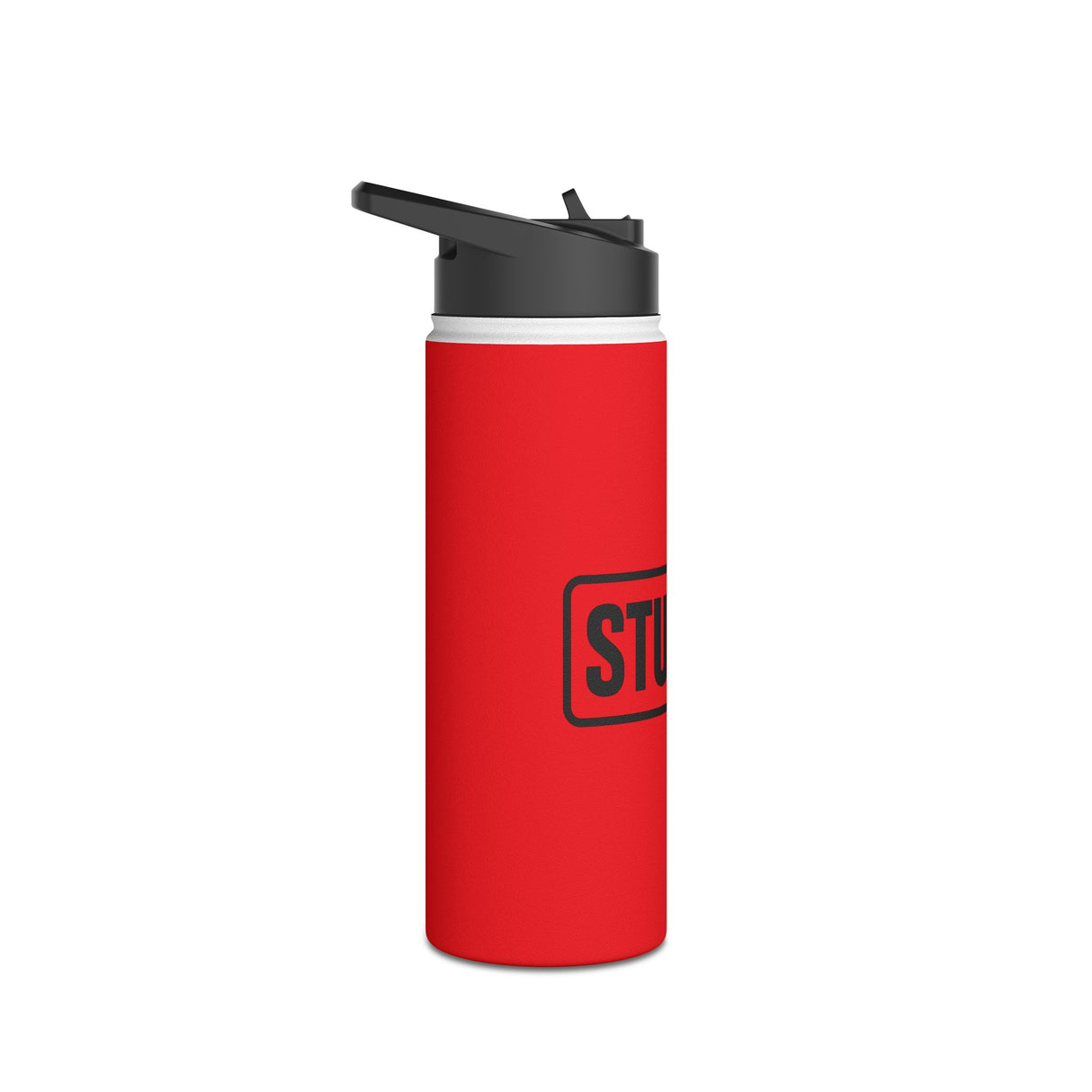 STUBBIE Stainless Steel Water Bottle - Red Stubbie