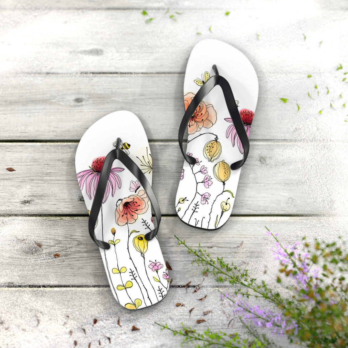 STUBBIE Flip Flops - Flower Garden STUBBIE