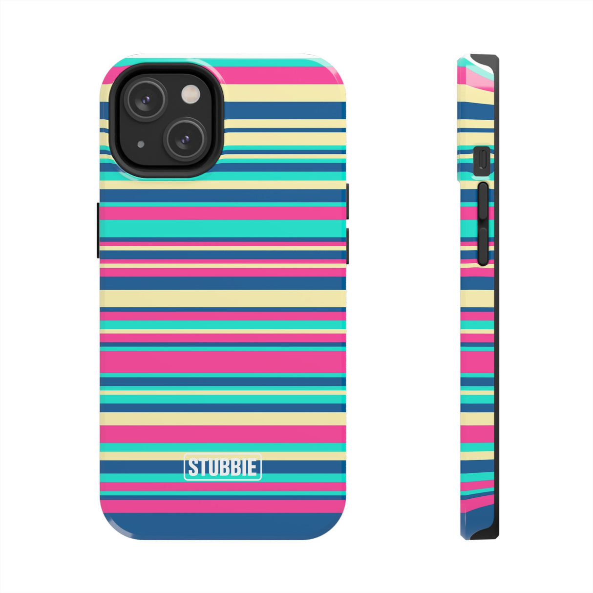 STUBBIE Phone Case for Apple iPhone - Coloured Stripes Phone Case