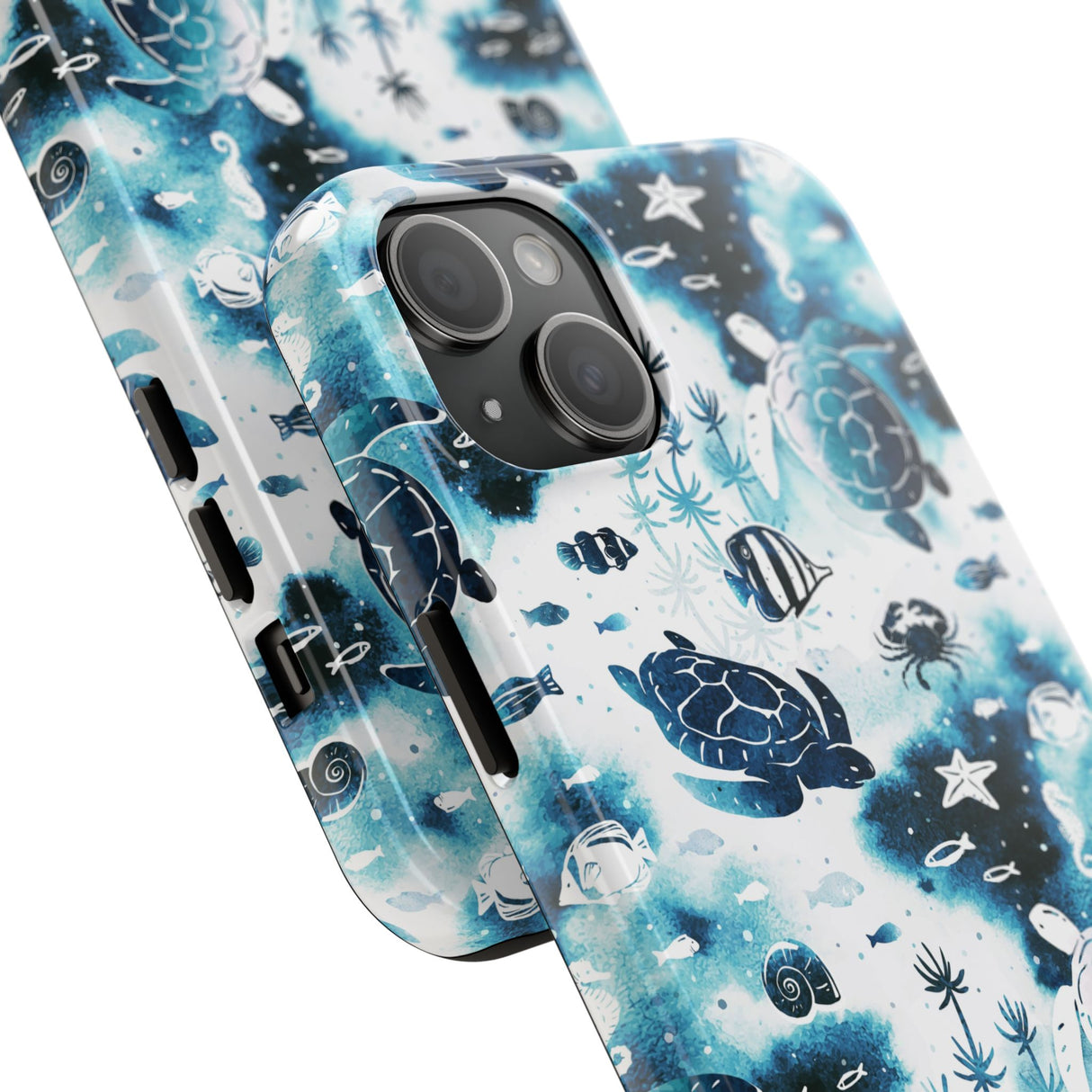 STUBBIE Phone Case for Apple iPhone - Fish And Turtle Phone Case