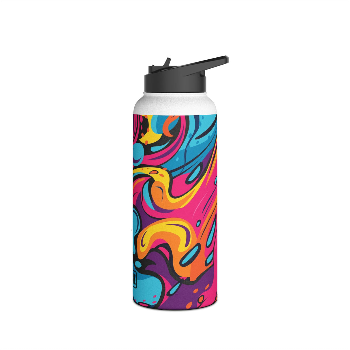 Messy Bright Paint Stainless Steel Water Bottle
