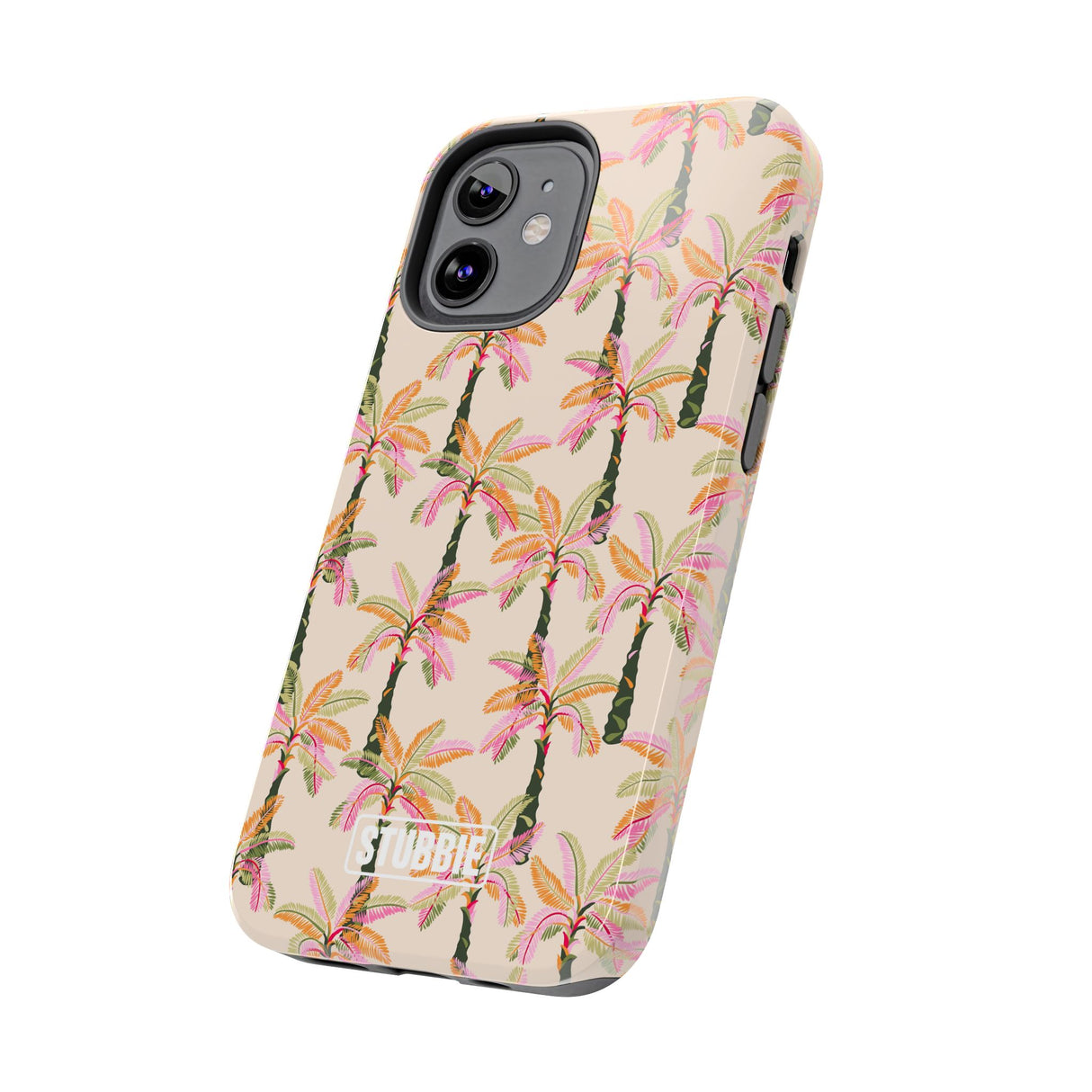 STUBBIE Phone Case for Apple iPhone - Pink Palm Stubbie