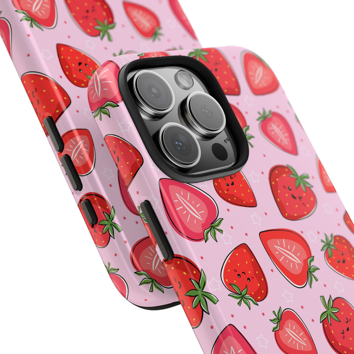 STUBBIE Phone Case for Apple iPhone - Smile Strawberry Phone Case