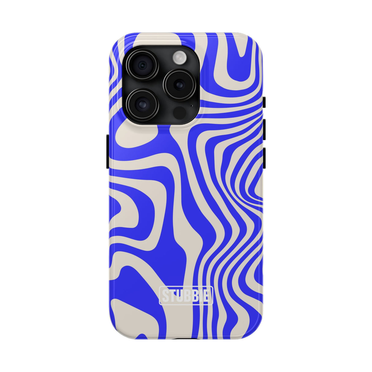 STUBBIE Phone Case for Apple iPhone - Crazy Blue Phone Case