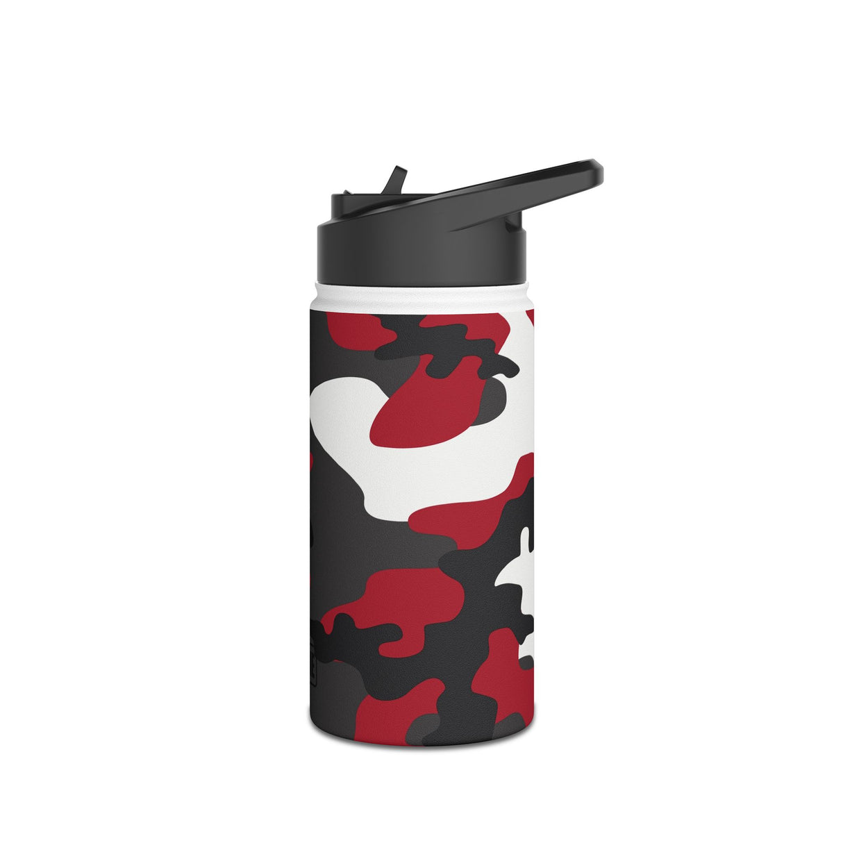 Red Camouflage Stainless Steel Water Bottle