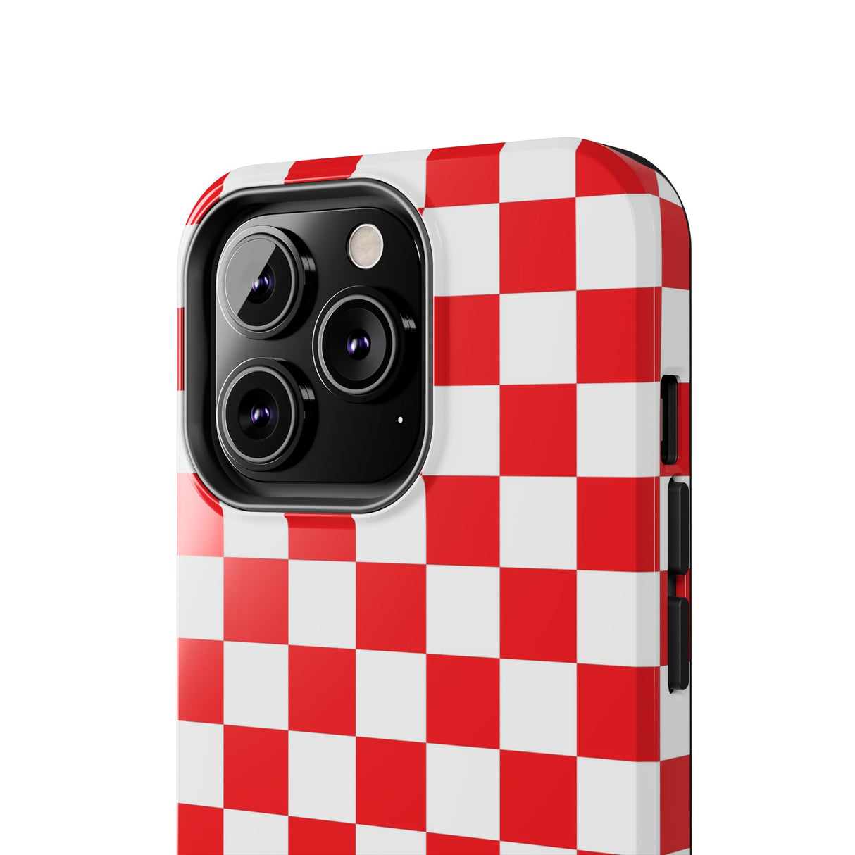 STUBBIE Phone Case for Apple iPhone - Red Checkered Phone Case