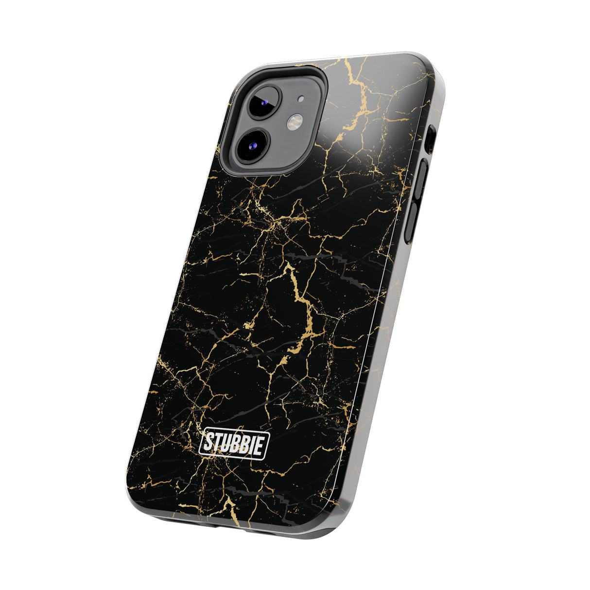 STUBBIE Phone Case for Apple iPhone - Midnight Black Marble Phone Case