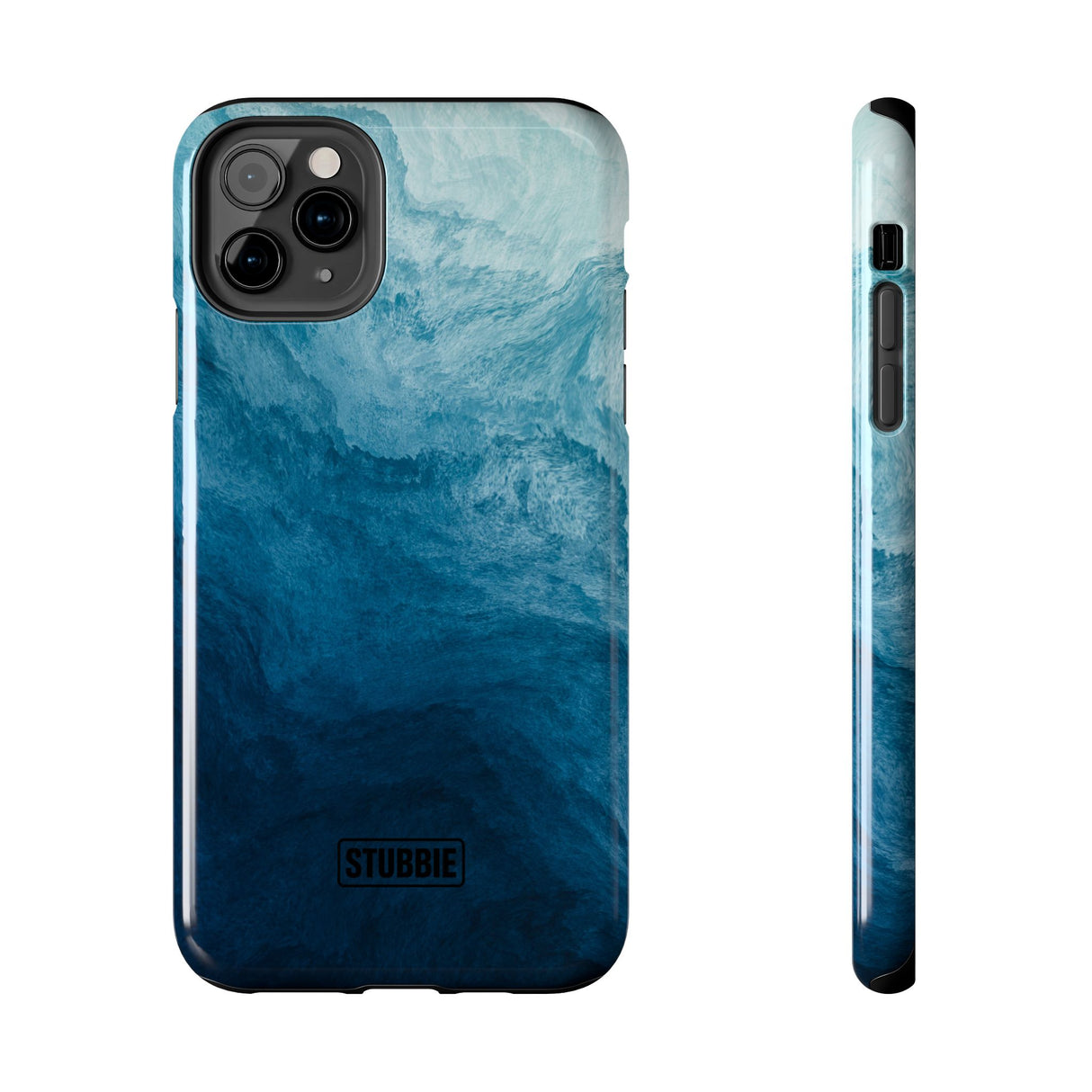 STUBBIE Phone Case for Apple iPhone - Blue Marble Phone Case