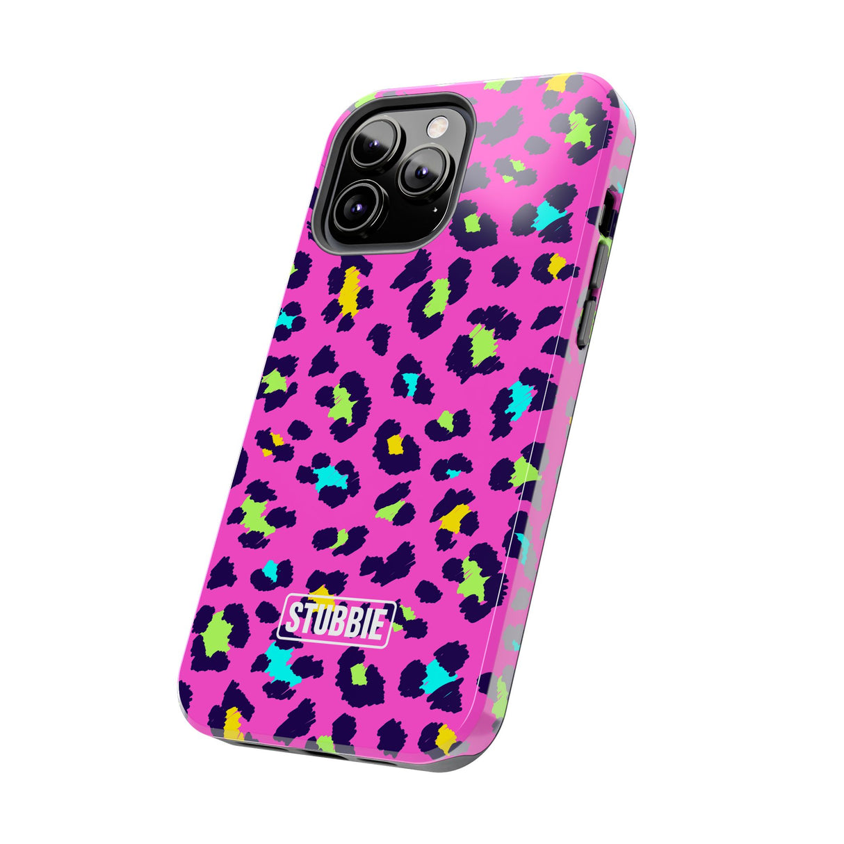 STUBBIE Phone Case for Apple iPhone - Disco Leopard Stubbie
