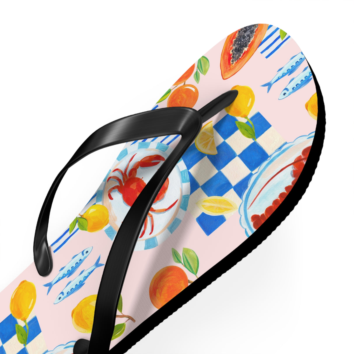 STUBBIE Flip Flops - Italian Summer Seafood STUBBIE