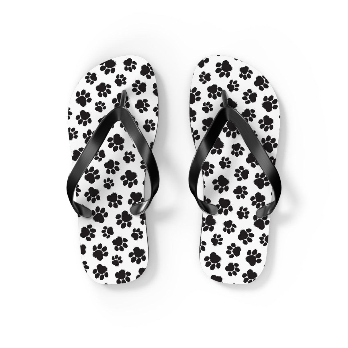 Paw Print Flip Flops