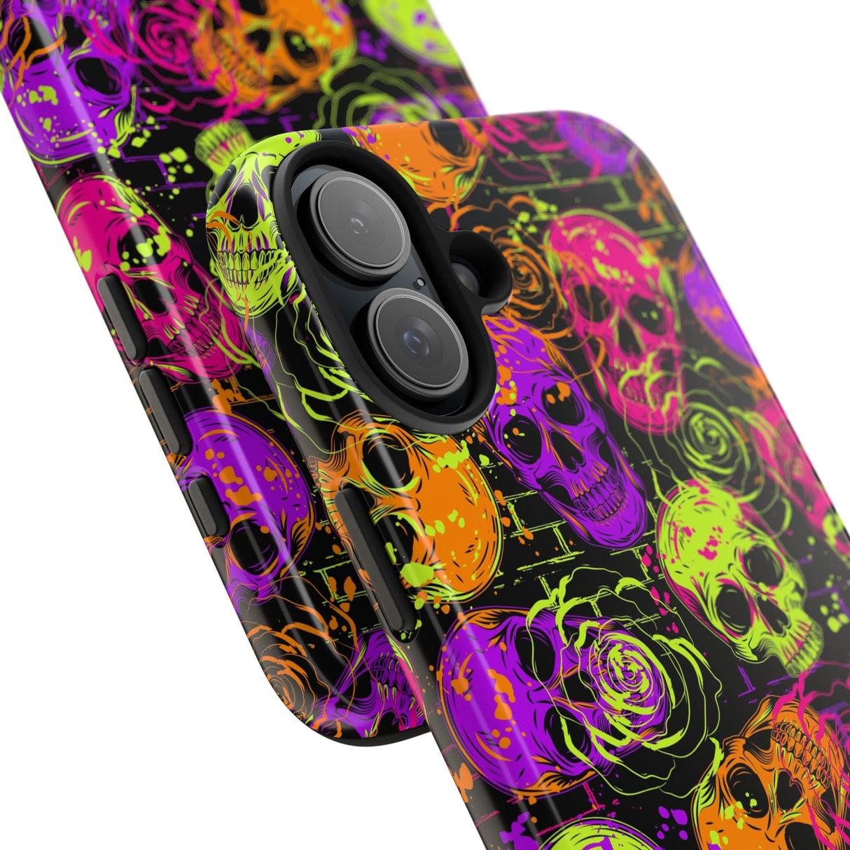 STUBBIE Phone Case for Apple iPhone - Neon Skulls Phone Case