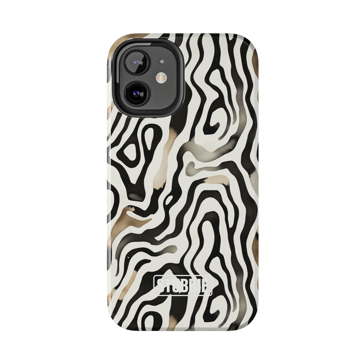 STUBBIE Phone Case for Apple iPhone - Weird Zebra Stubbie