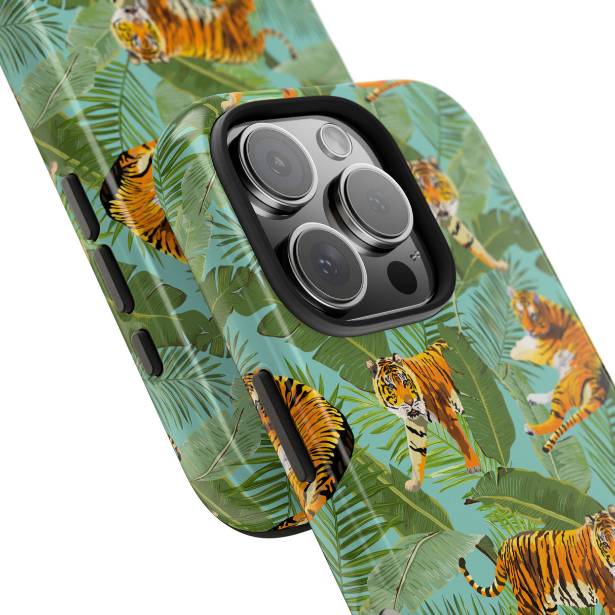 STUBBIE Phone Case for Apple iPhone - Jungle Tiger Stubbie