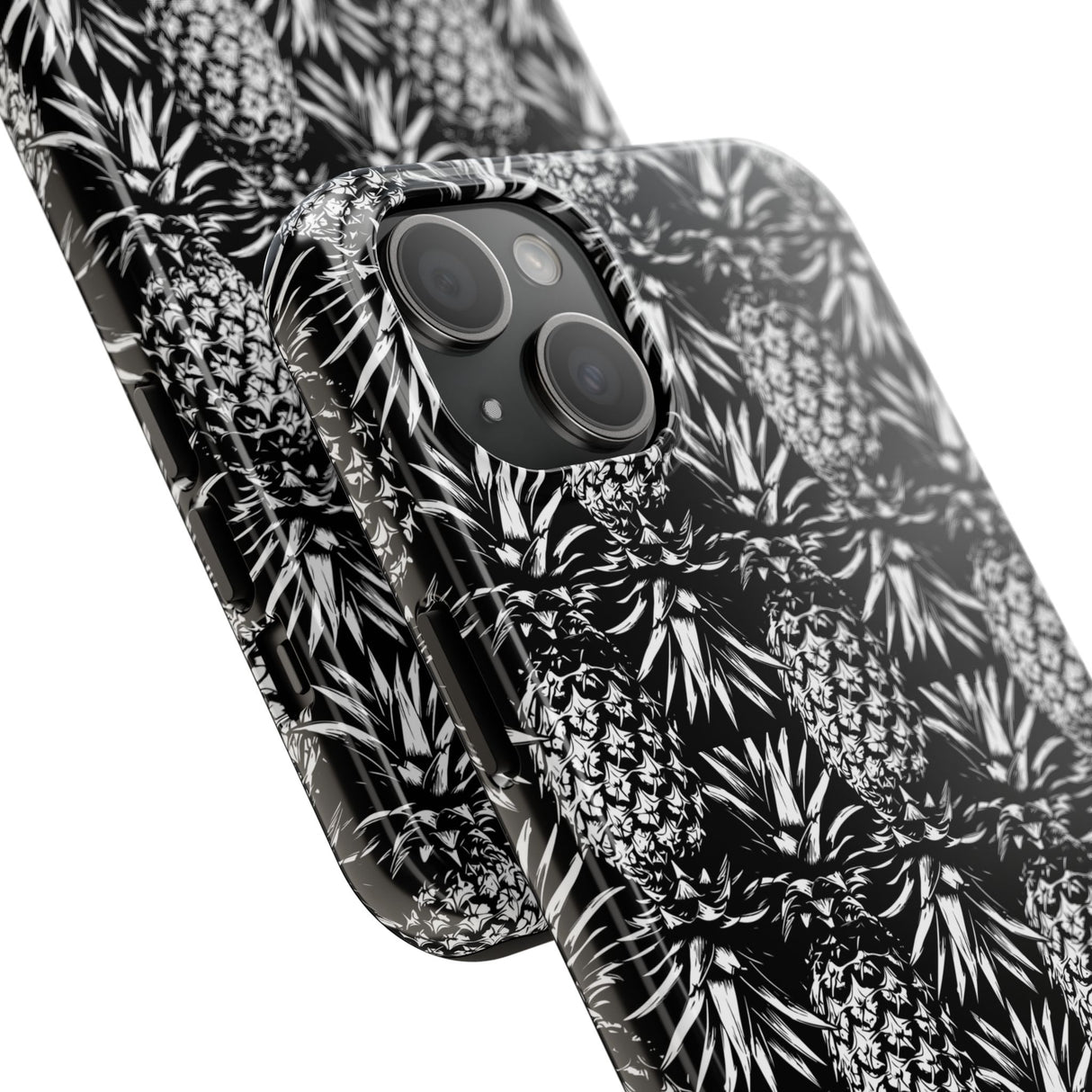 STUBBIE Phone Case for Apple iPhone - Black And White Pineapple Phone Case