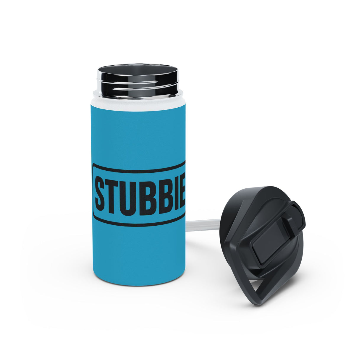 STUBBIE Stainless Steel Water Bottle - Turquoise Stubbie