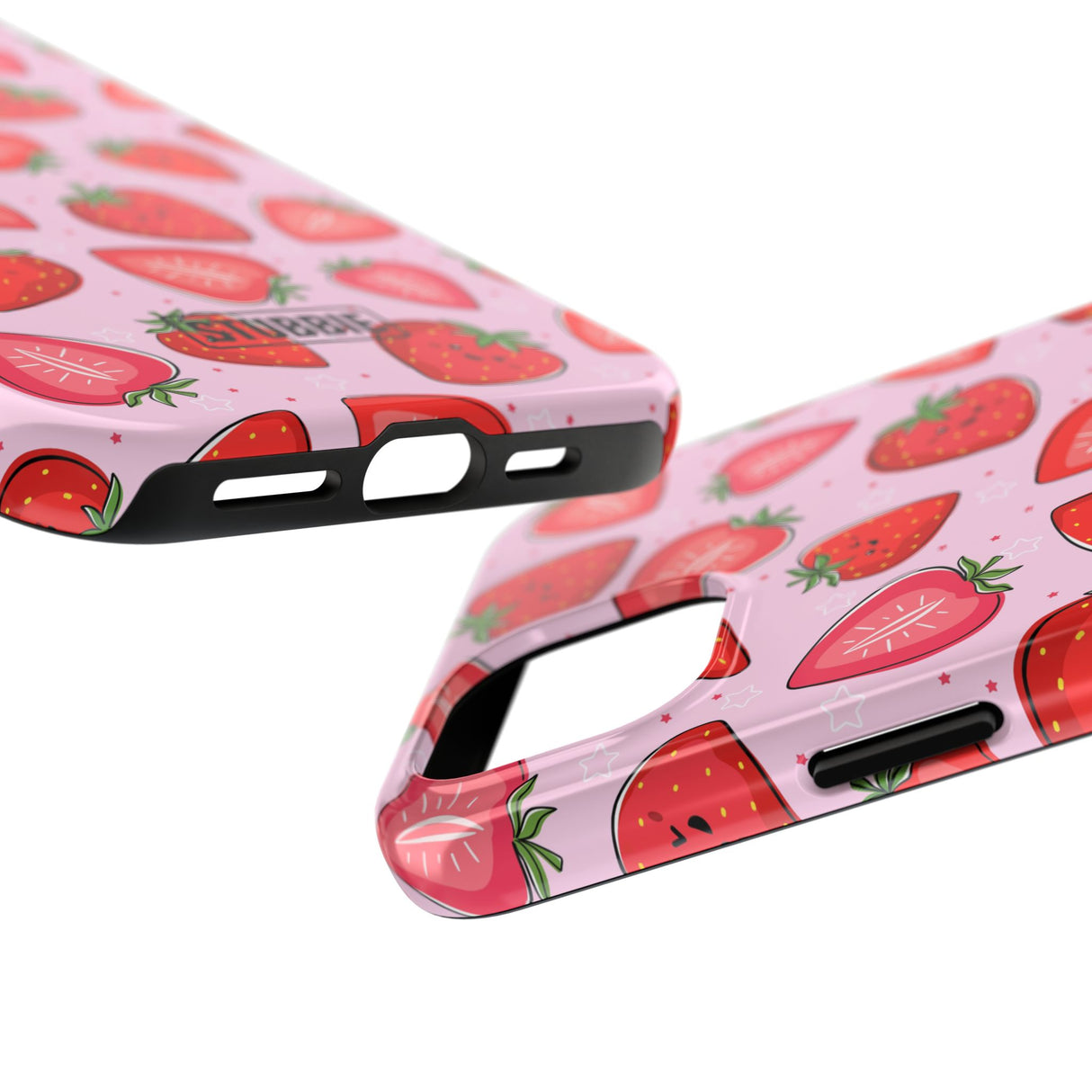 STUBBIE Phone Case for Apple iPhone - Smile Strawberry Phone Case
