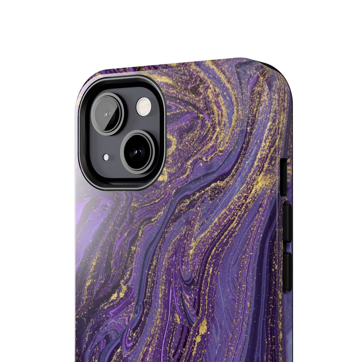 STUBBIE Phone Case for Apple iPhone - Purple Marble Phone Case