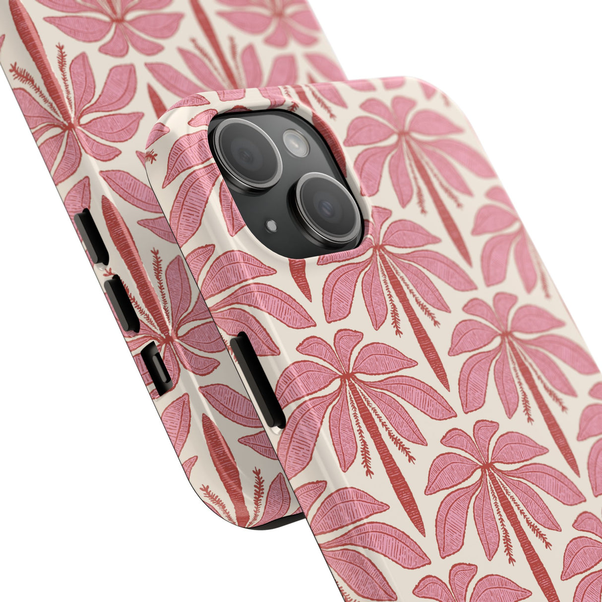 STUBBIE Phone Case for Apple iPhone - Red Palms Stubbie