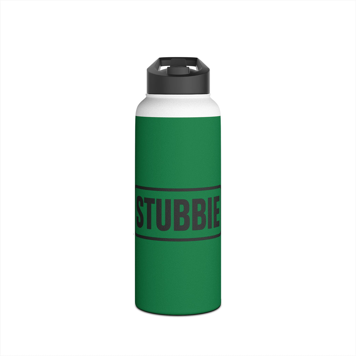 STUBBIE Stainless Steel Water Bottle - Dark Green Stubbie
