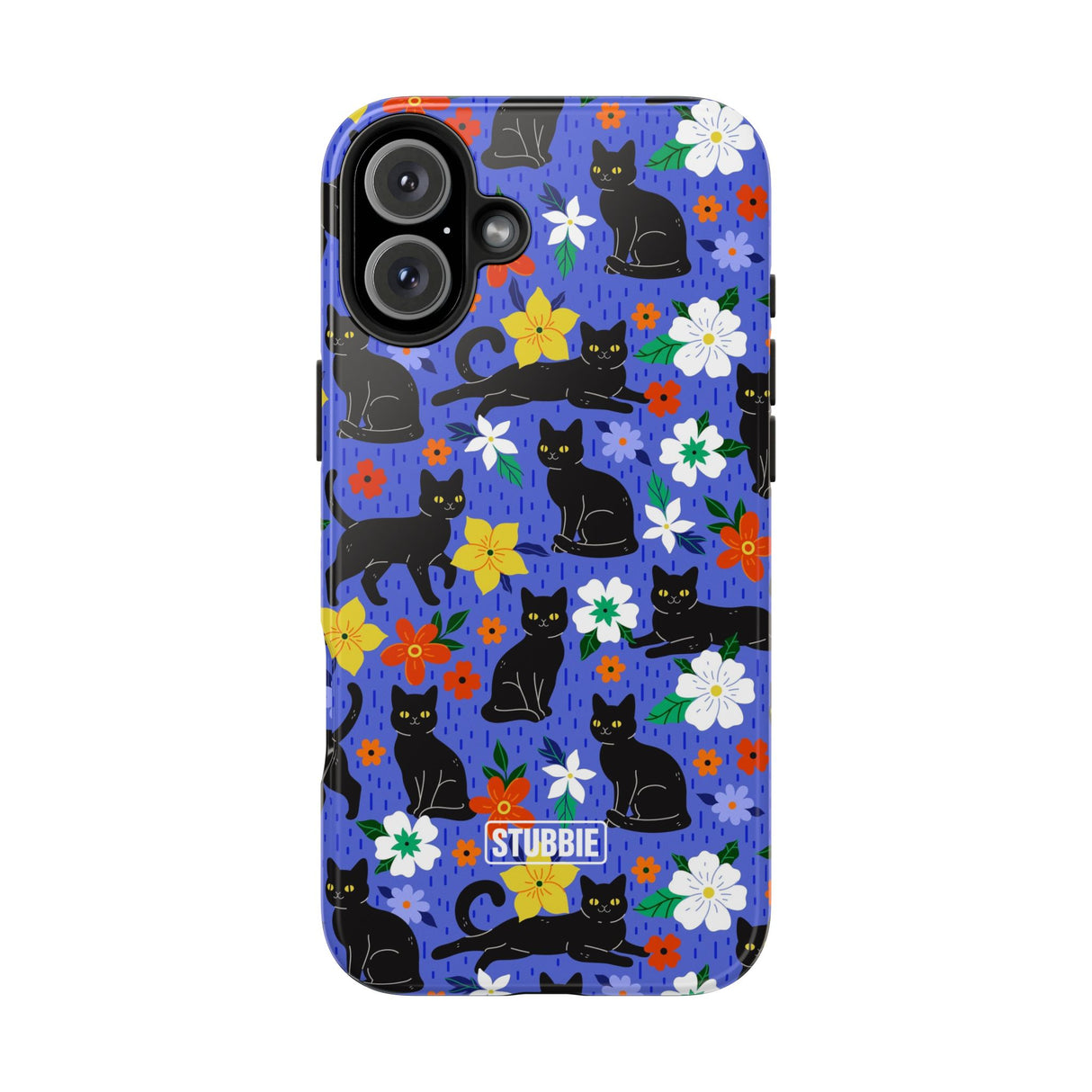 STUBBIE Phone Case for Apple iPhone - Black Cat Phone Case