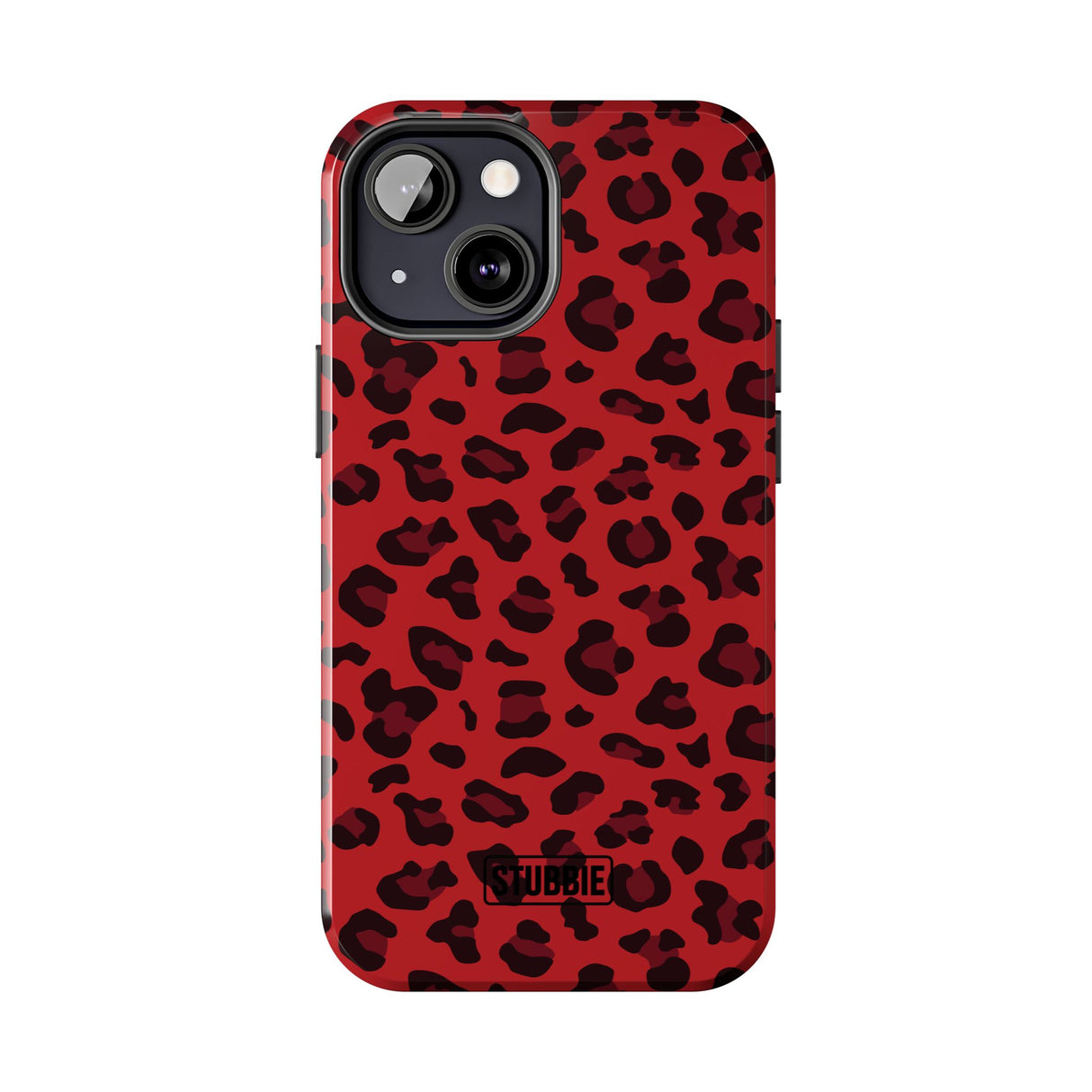 STUBBIE Phone Case for Apple iPhone - Red Leopard Phone Case