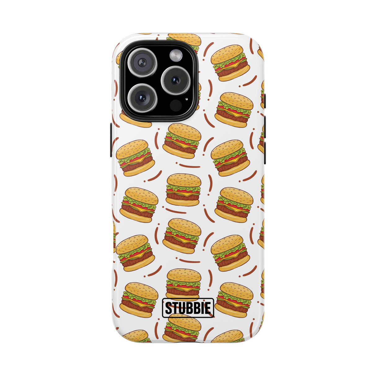 STUBBIE Phone Case for Apple iPhone - Burger Stubbie