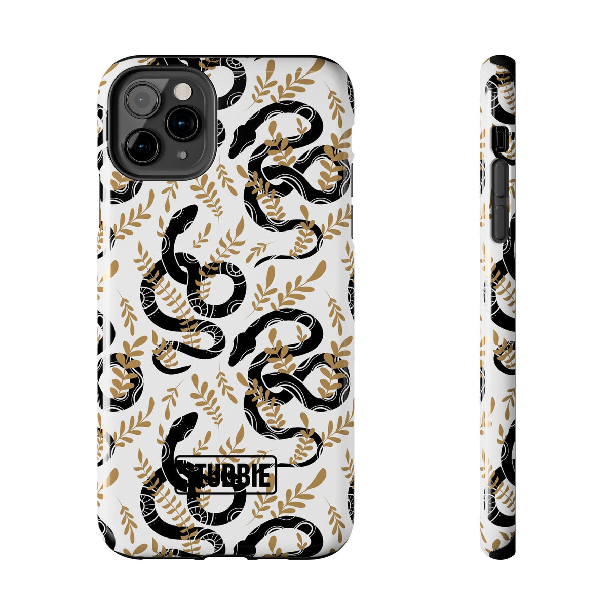 STUBBIE Phone Case for Apple iPhone - Black Snake Phone Case