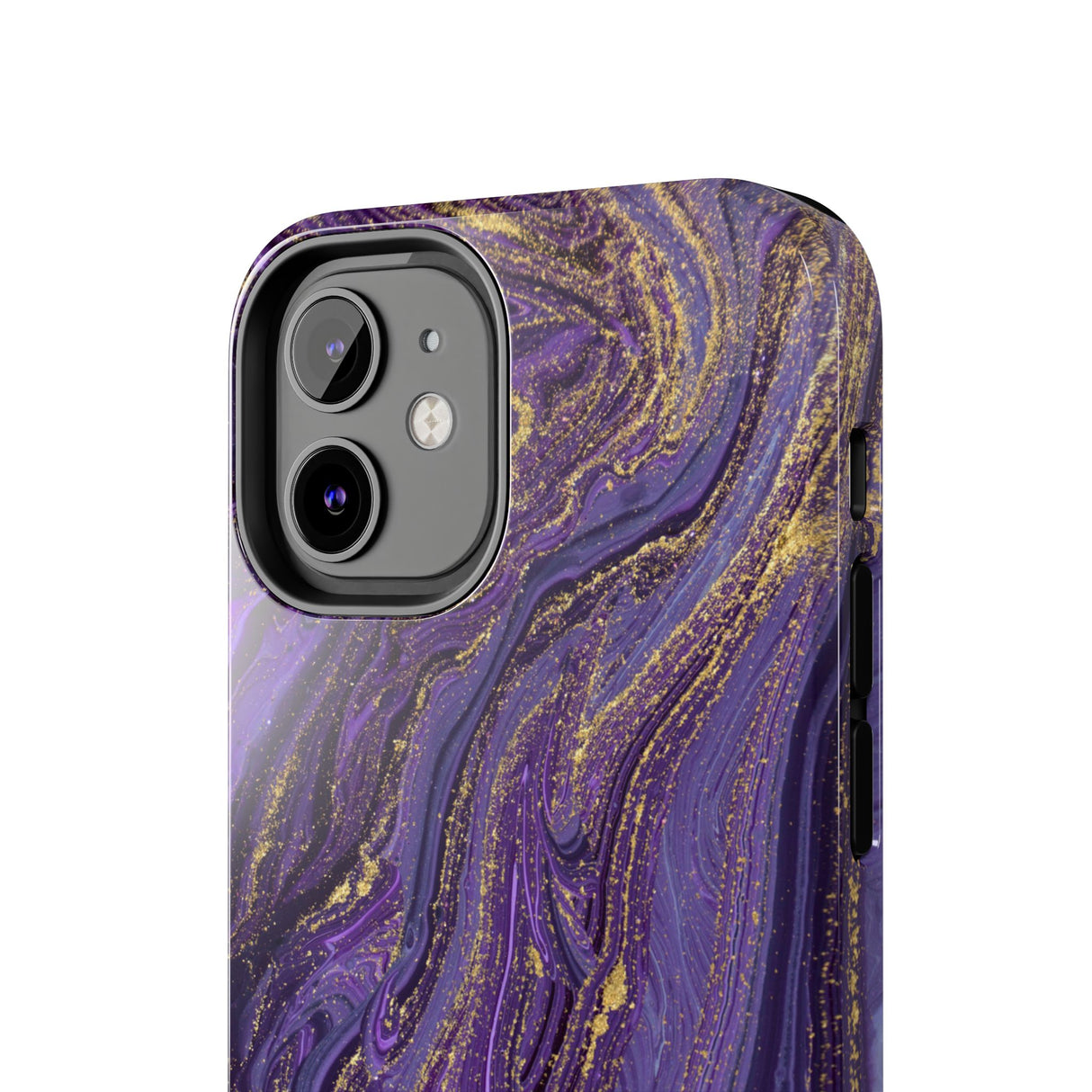 STUBBIE Phone Case for Apple iPhone - Purple Marble Phone Case