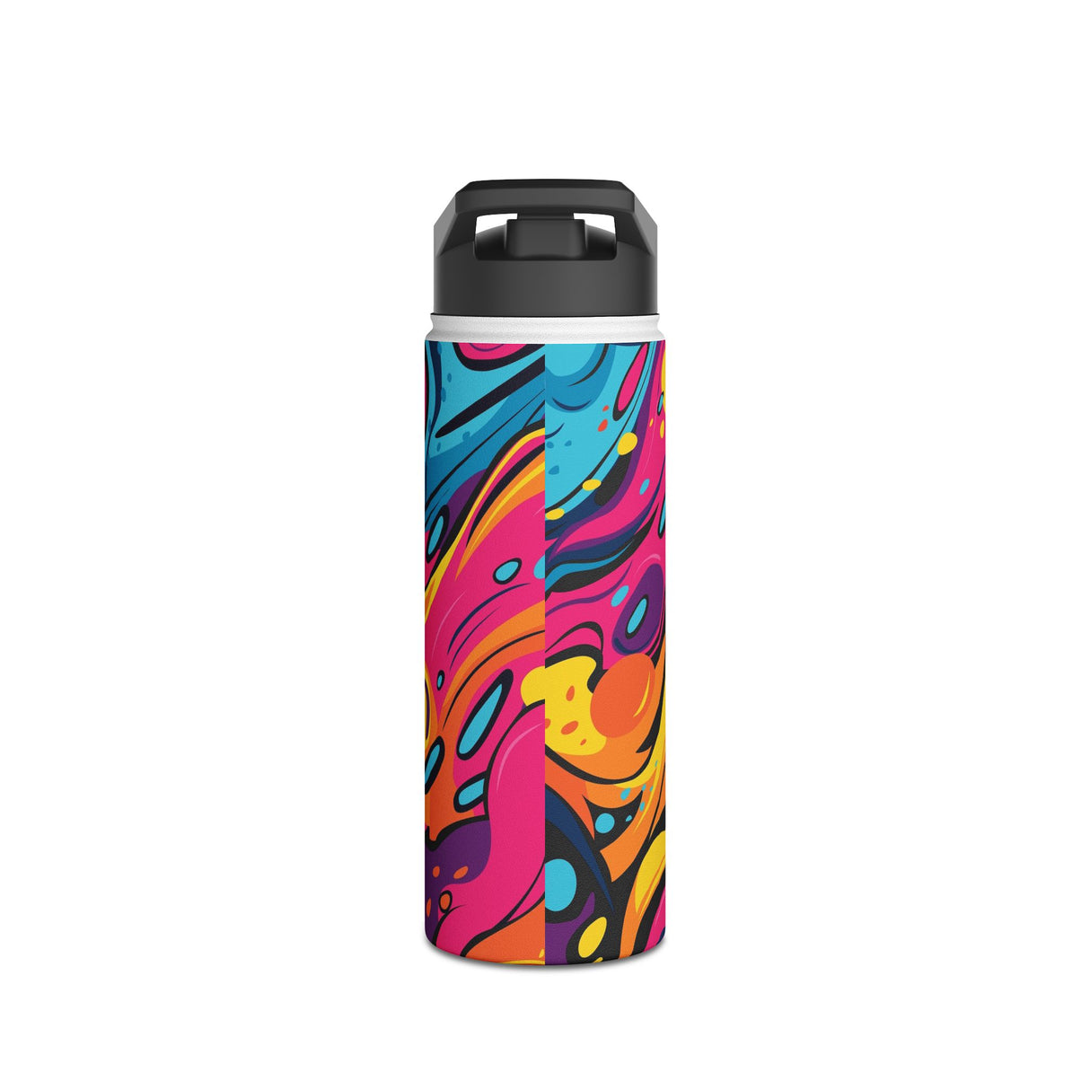 Messy Bright Paint Stainless Steel Water Bottle