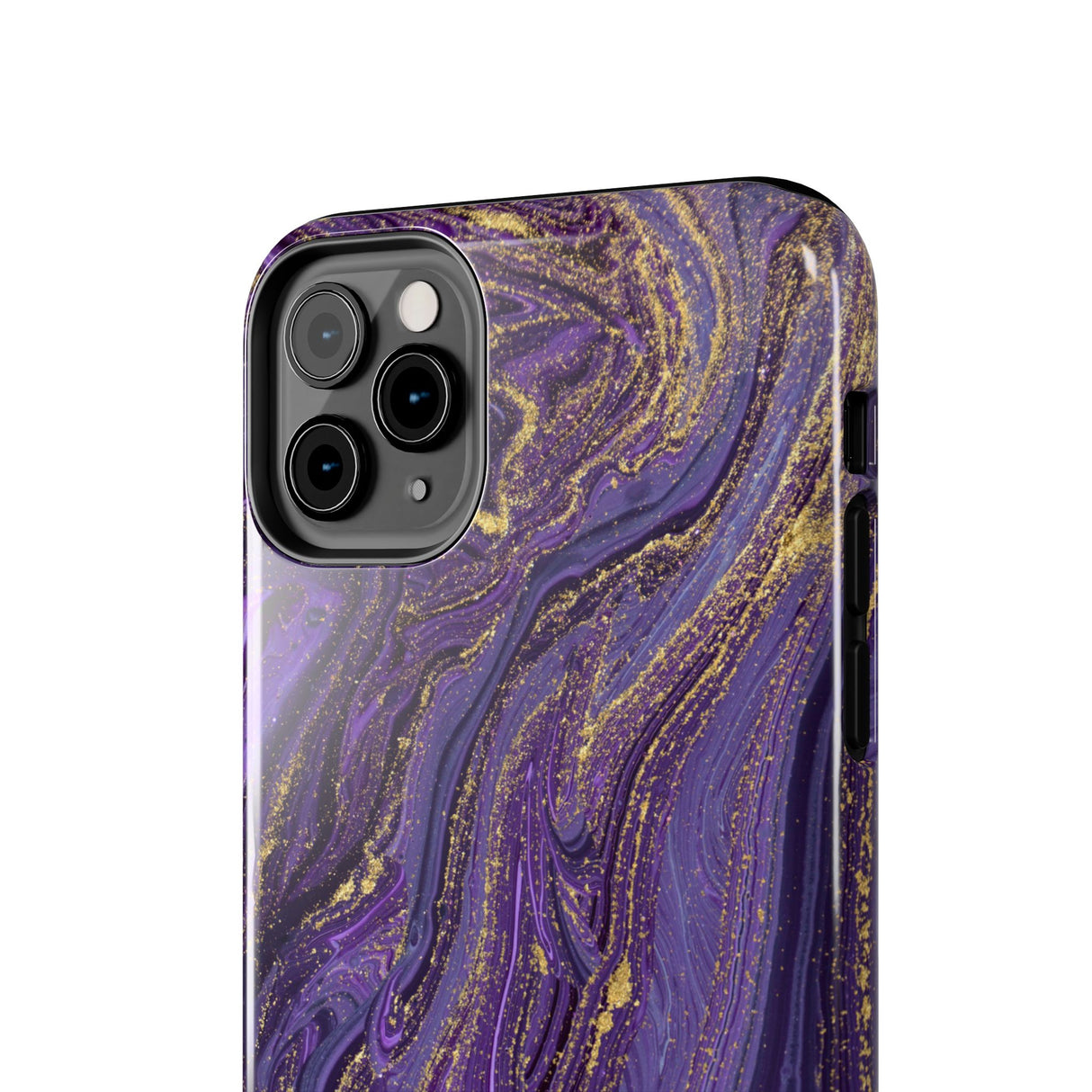 STUBBIE Phone Case for Apple iPhone - Purple Marble Phone Case