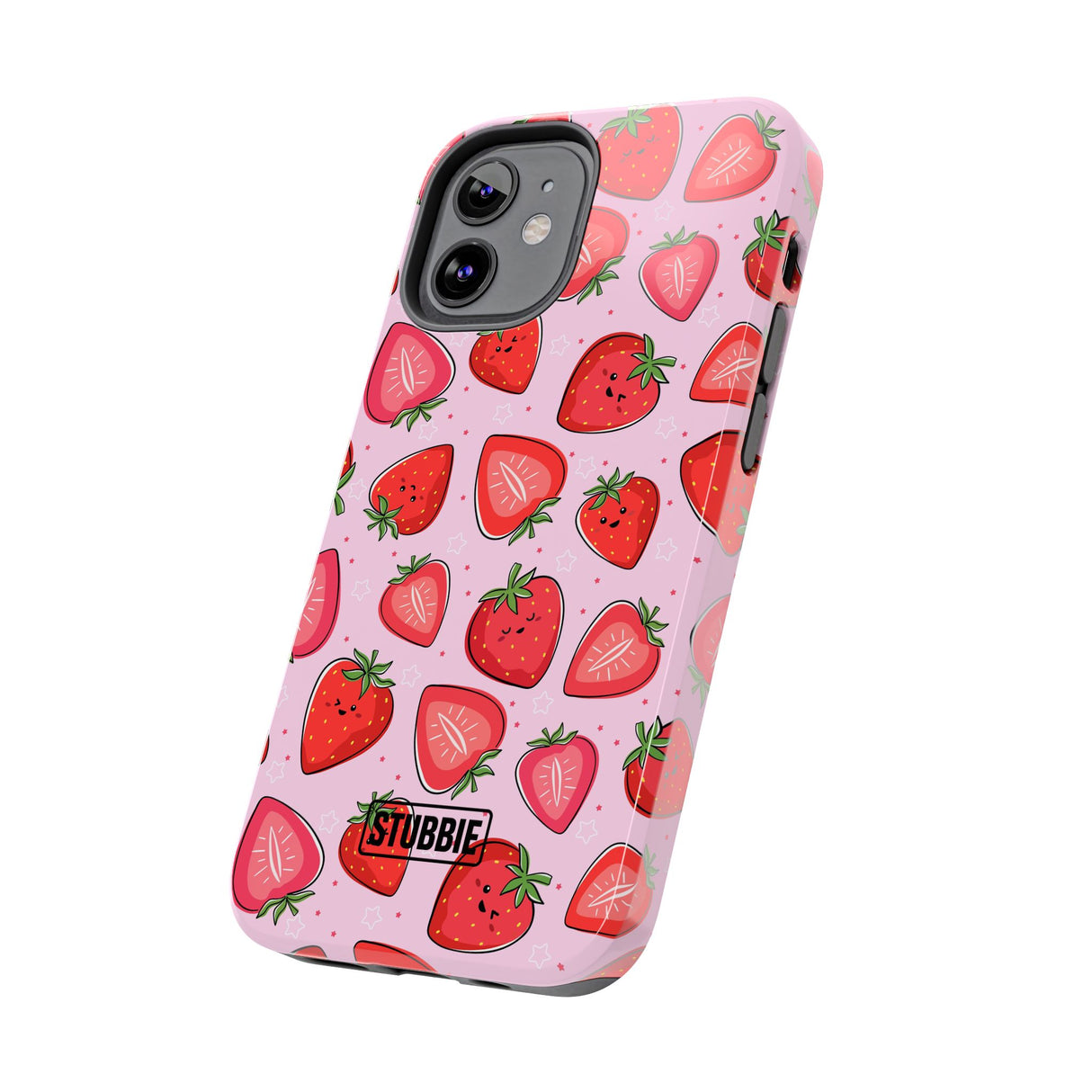 STUBBIE Phone Case for Apple iPhone - Smile Strawberry Phone Case