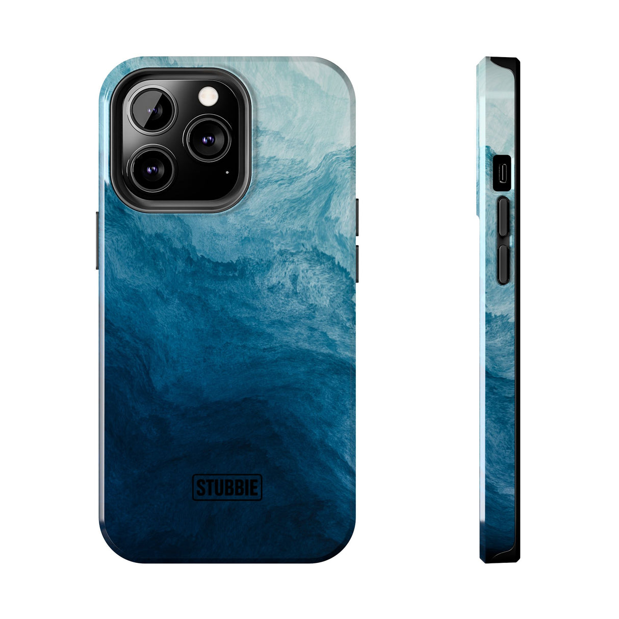 STUBBIE Phone Case for Apple iPhone - Blue Marble Phone Case