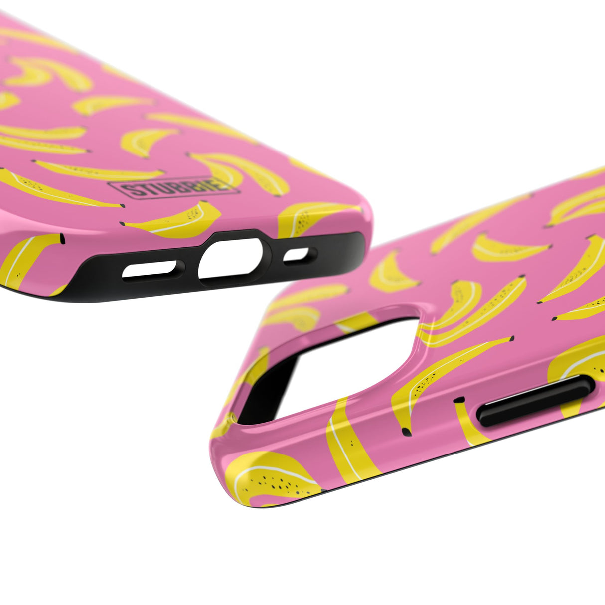 STUBBIE Phone Case for Apple iPhone - Pink Banana Phone Case