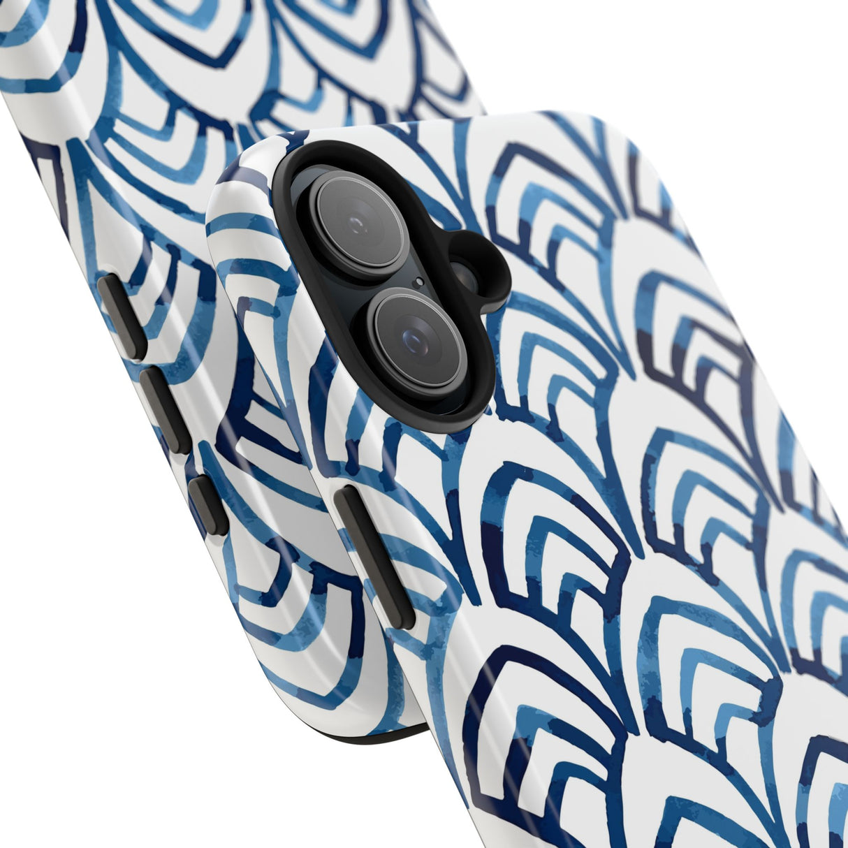 STUBBIE Phone Case for Apple iPhone - Blue Art Deco Phone Case