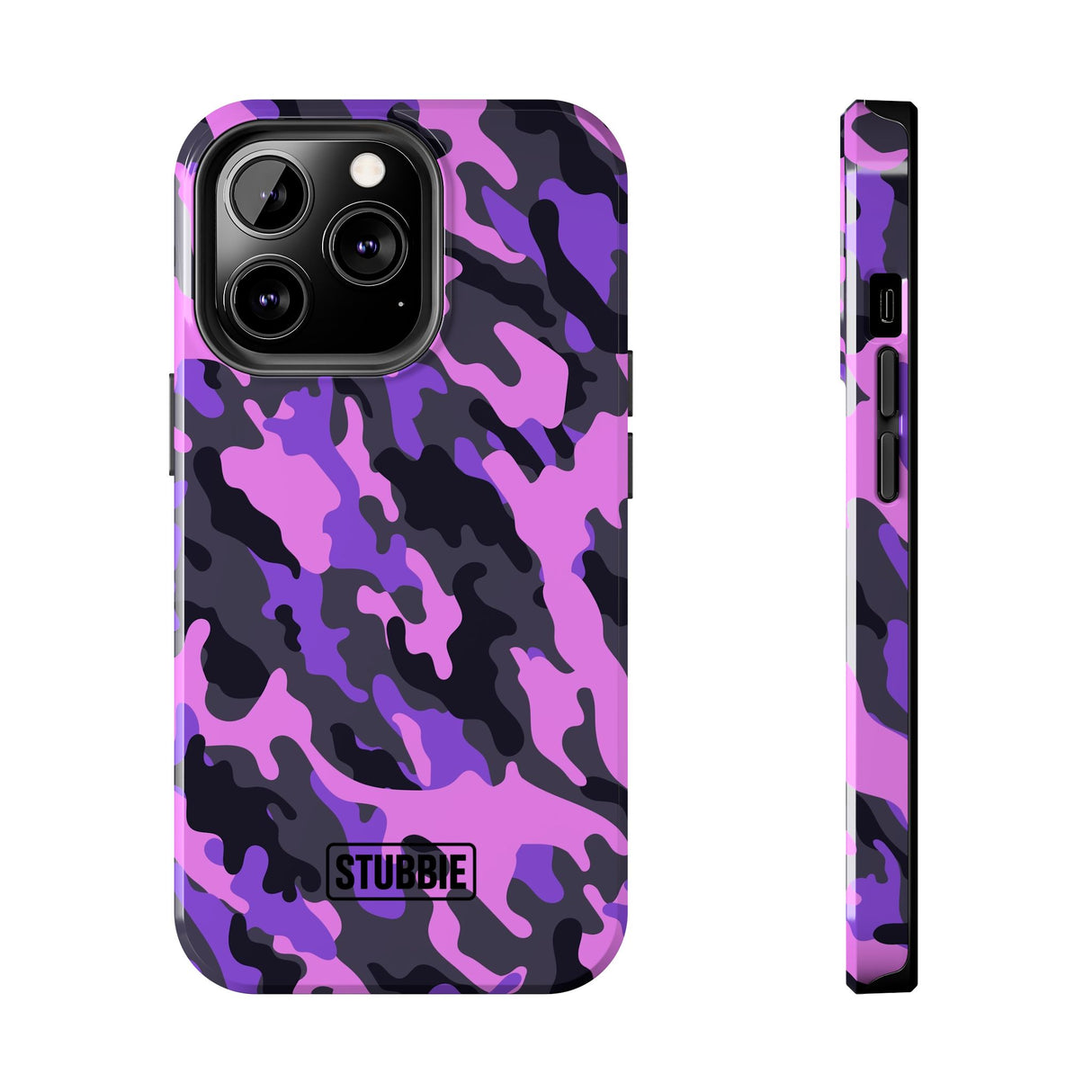 STUBBIE Phone Case for Apple iPhone - Pink Camo Phone Case