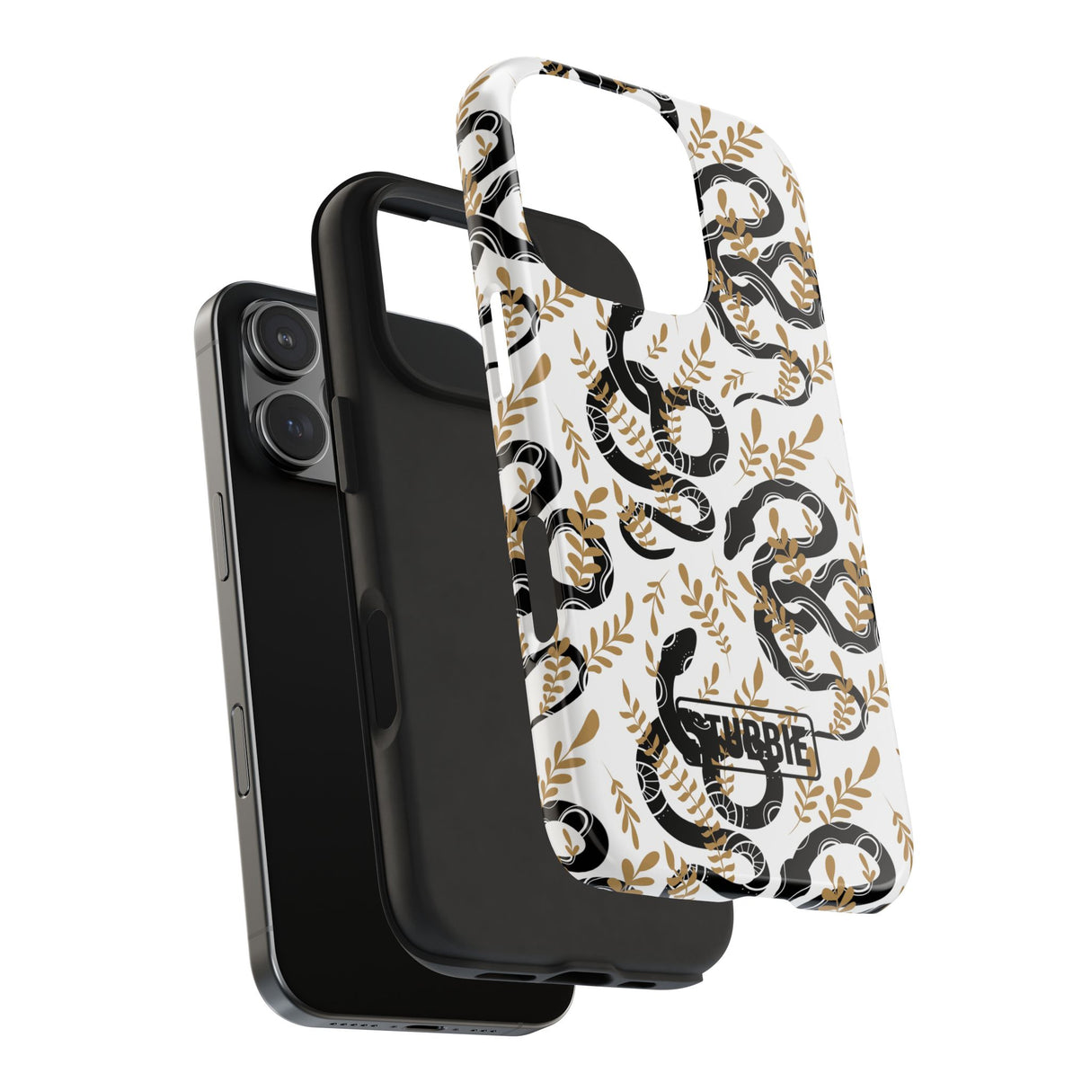 STUBBIE Phone Case for Apple iPhone - Black Snake Phone Case