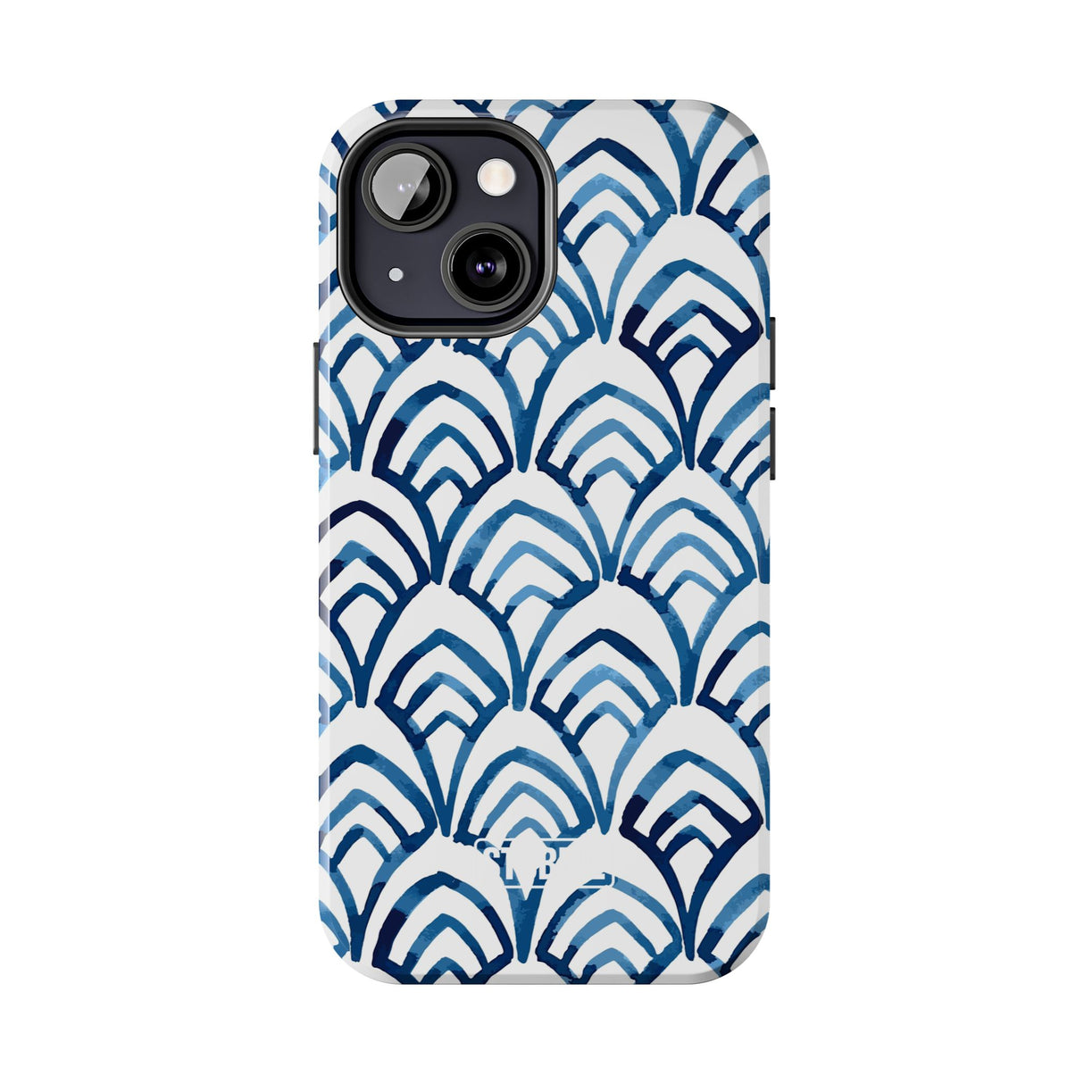 STUBBIE Phone Case for Apple iPhone - Blue Art Deco Phone Case